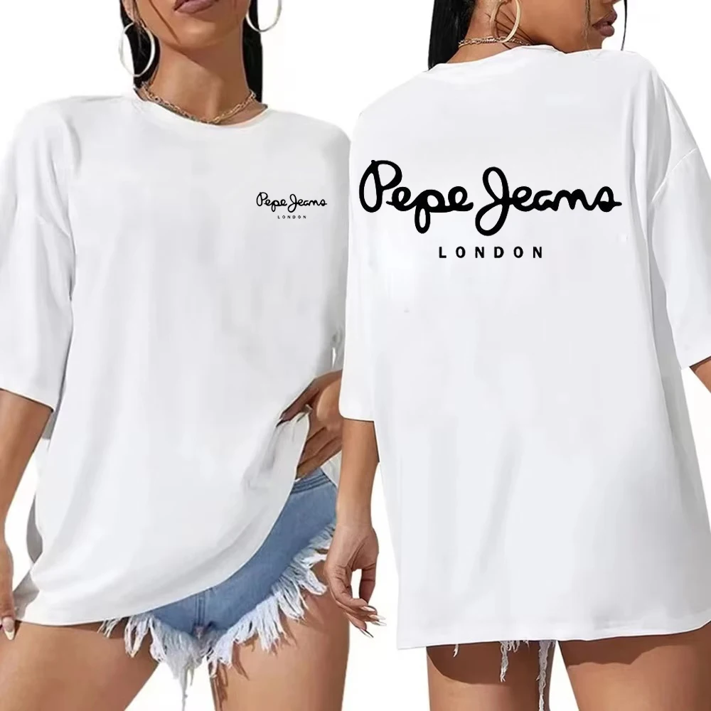 Streetwear Brands London - تي شيرت نسائي بأكمام قصيرة بشعار