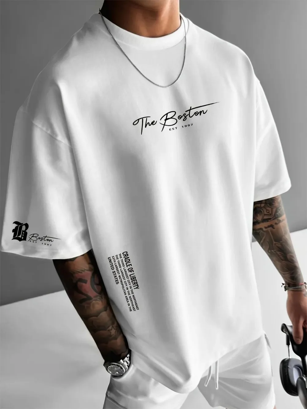 أحدث تي شيرت رجالي فاخر مطبوع  - مراجعة Quality Streetwear Brand وسعره
